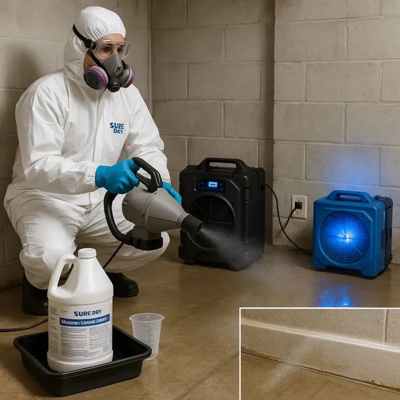 Sanitization and Odor Removal process in Spanish Lake, MO