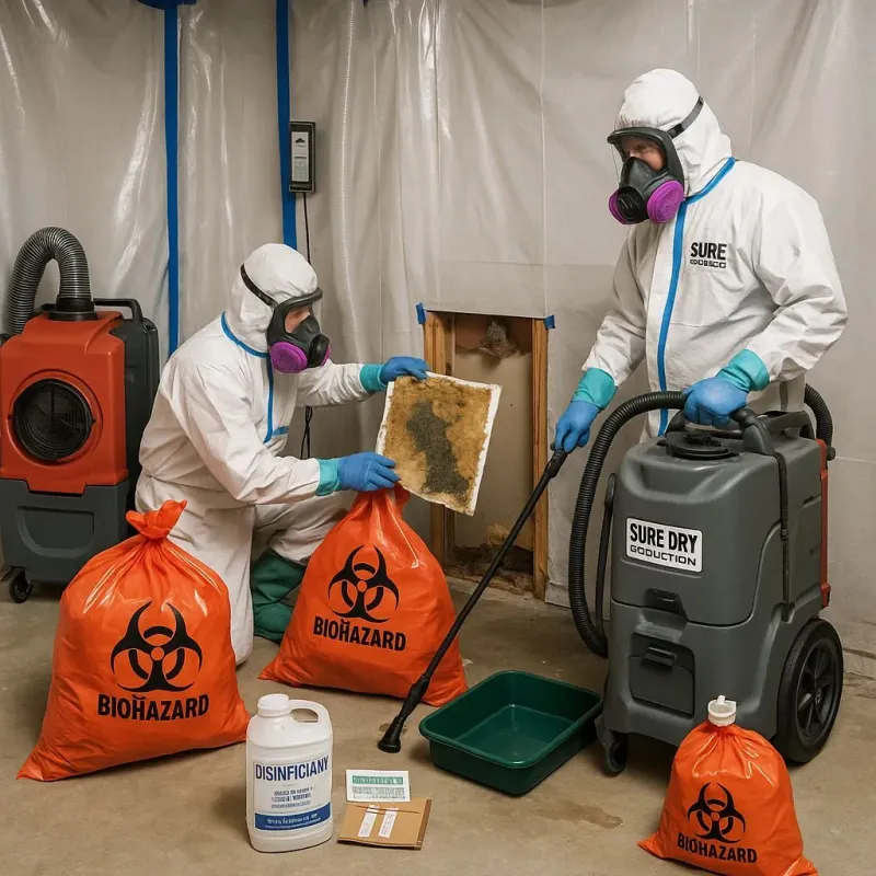 Contaminated Water Handling Protocols process in Spanish Lake, MO